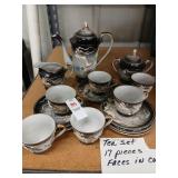 Meiyo Dragonware tea set service for 6