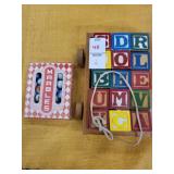 Toy blocks & marbles