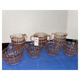 Vintage Jeannette Glass Windsor Pink Depression