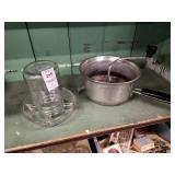 Chicken glass water &food mill strainer