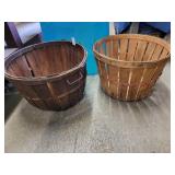 2 vintage fruit baskets