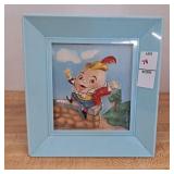 vintage Humpty Dumpty nursery lamp from the 1940s