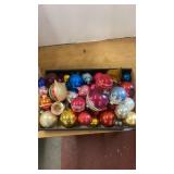 Glass and plastic ornaments