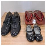 Marbo vintage leather tap shoes,Japanese wooden