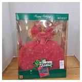 Mattel 1990 Happy Holidays Barbie doll, model