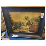 1950s light up picture with 3 way switch