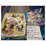 Red rose porcelain miniatures