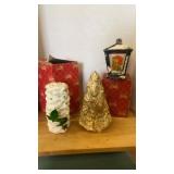 Vintage Christmas candles (3)