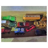 Assortment of toys cars
