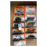 Matchbox Lot of 9 Cars