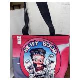 Betty Boop zip shoulder bag- 13 inches wide