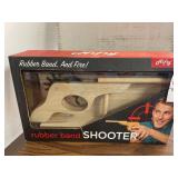 Nifty Wooden Rubber Band Shooter toy