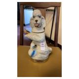 vintage Jim Beam Penny the Poodle whiskey