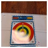 Vintage Super Darts magnetic dartboard set