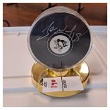 Autographed hockey puck James Neal