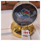 Columbus Blue Jackets hockey puck