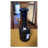 vintage 1971 Jim Beam cobalt blue glass decanter