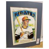 Signed artwork- Bob Robertson Pittsburgh Pirates