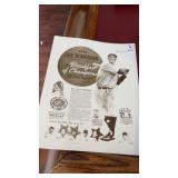 Joe DiMaggio Wheaties Advertisement Print