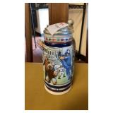 Avon Handcrafted Baseball Beer Stein