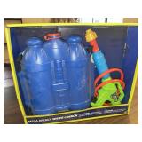 Mega Drench Multi-Color Backpack Water Squirt Gun