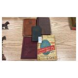 4 Vintage Books and Pocket Estimator including