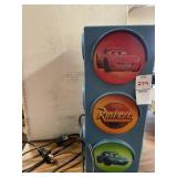 Disney Pixar Cars Traffic Light Lamp featuring