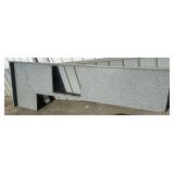 Formica countertop, 10 ft x 34 in x 25 in, mottled