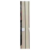 Clay aluminum downspouts, 2x3