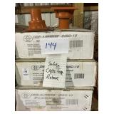 Rebar safety caps, 3 new boxes, 25 pcs per box