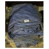 2 big tarps and plastic