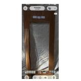 Wood door with 21 x 61 window opening, no glass