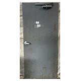 Door with knob, no key