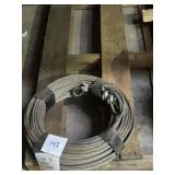 Roll of 1/2 in steel cable, 180 ft