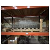 3 partial rolls of galvanized fence