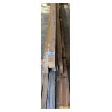 Laminated wood columns