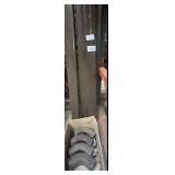 Chocolate brown steel downspouts and accessories,