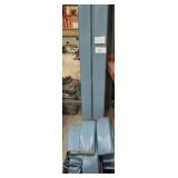 Slate blue steel downspouts and accessories, 4x5