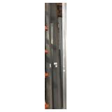 Steel building trim, charcoal/grey, 4 to 16 ft