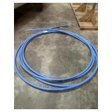 Blue PEX tubing, 1 in, 24 ft section