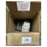 Aluminum drops, 5 pieces 3x4 and 1 piece 2x3