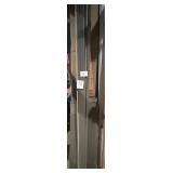 Dark gray aluminum soffit, solid