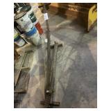 Metal shear for metal panels, straight cut