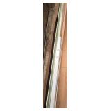 Aluminum gutters, white, 5 in