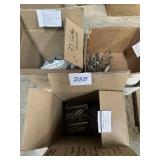 Assorted gutter hangers and hardware