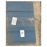 Blue steel soffit, 1 ft pieces