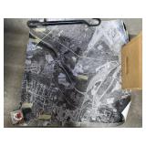 Two aerial photography pictures of parts of