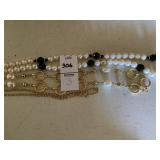 Three long necklaces