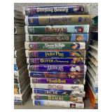 14 VHS mostly animated movies