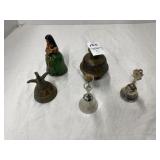 Five decorative bells